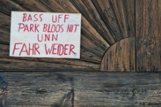 Pass Auf Park Blose Nicht WM null