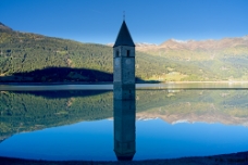 St. Katharina Graun Reschensee Sudtirol WM null