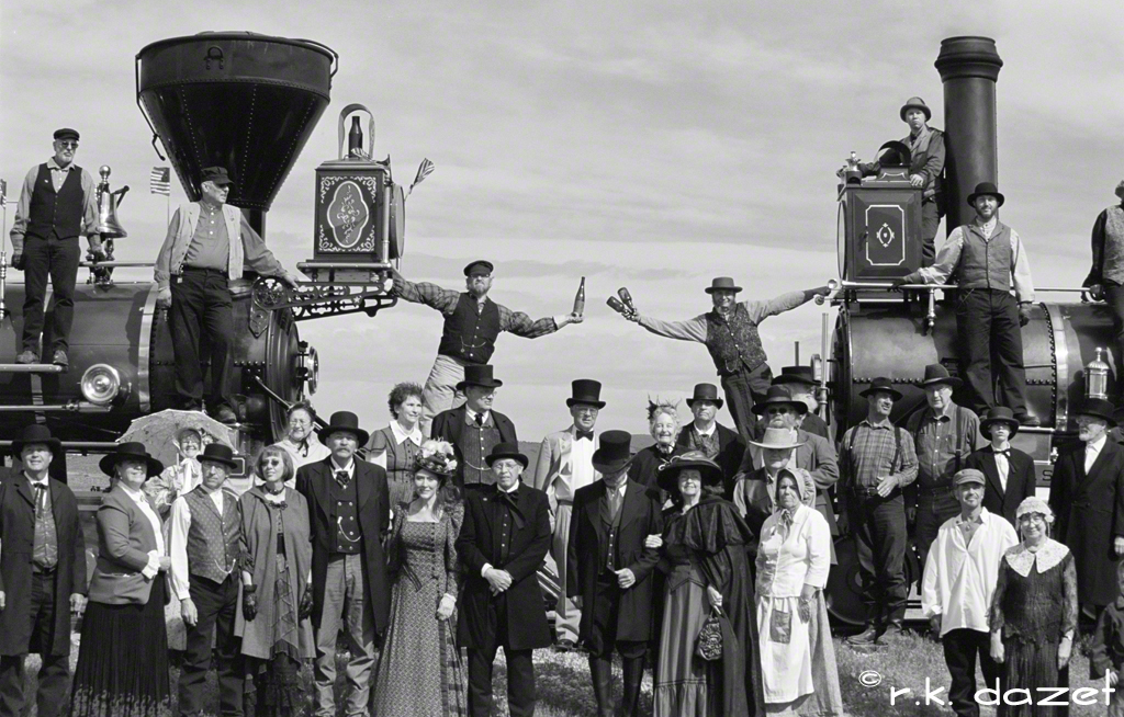 Driving of the Golden Spike, Promontory Point, Utah. May 10, 1869